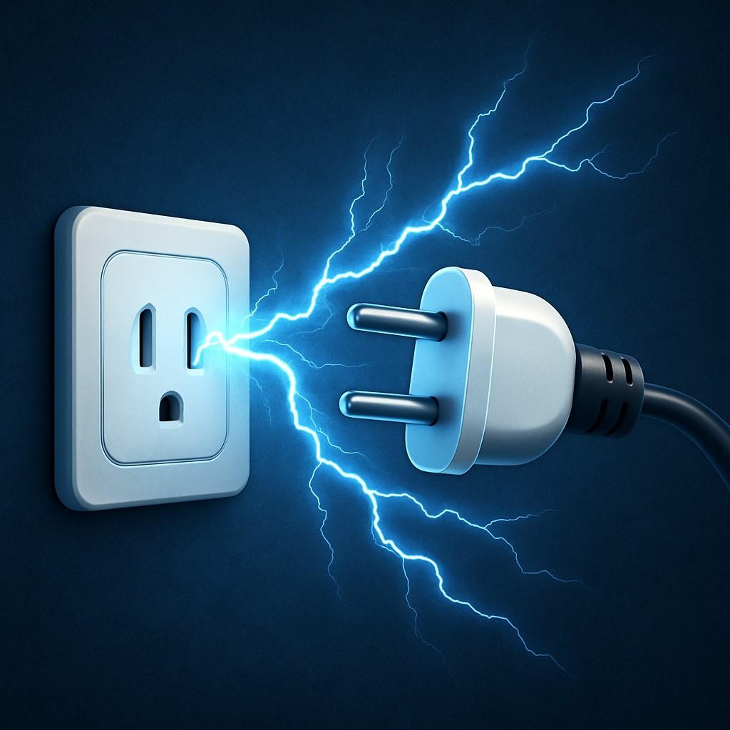 Electrical plug. How to protect yourself from electrical accidents or injuries?