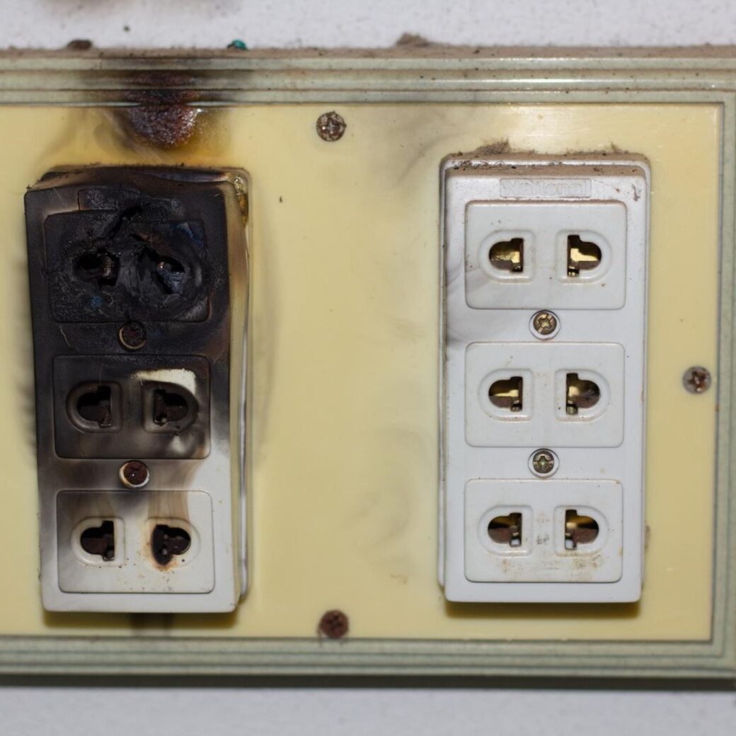 burnt-electrical-socket